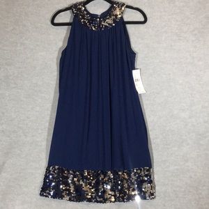 NWT S. L. FASHIONS New Years  Sparkly Party Holiday Occasion Event Relaxed Fit